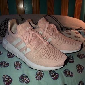 Pastel Pink Adidas Swift Run
